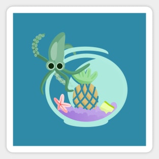 pineapple under the sea Magnet